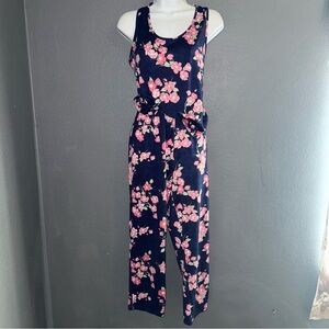 Flora Women’s Pajama Set Floral Pajamas Pants & Tank Top size Medium